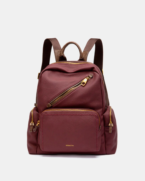 BOLSO MOCHILA BURDEOS ABBACINO 8129972 TRENDY CIRO - Imagen 2