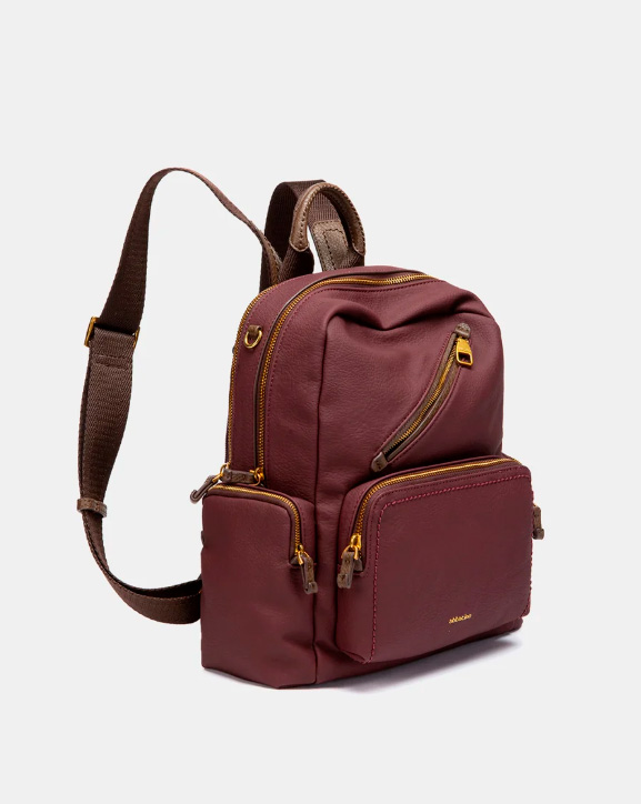 BOLSO MOCHILA BURDEOS ABBACINO 8129972 TRENDY CIRO - Imagen 3