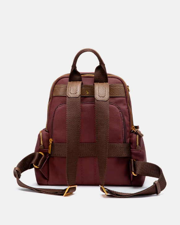 BOLSO MOCHILA BURDEOS ABBACINO 8129972 TRENDY CIRO - Imagen 4