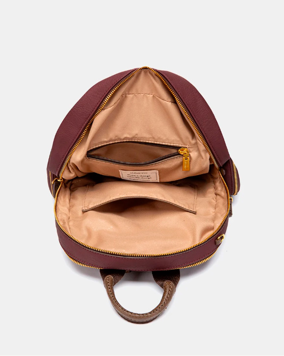 BOLSO MOCHILA BURDEOS ABBACINO 8129972 TRENDY CIRO - Imagen 6