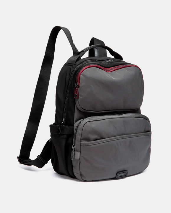 BOLSO MOCHILA GRIS ABBACINO 8127337 TRENDY VIRO - Imagen 3