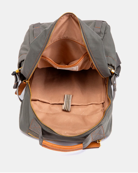 BOLSO MOCHILA GRIS ABBACINO 8132137 TRENDY VIAN - Imagen 5
