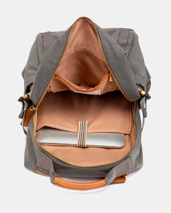 BOLSO MOCHILA GRIS ABBACINO 8132137 TRENDY VIAN - Imagen 6