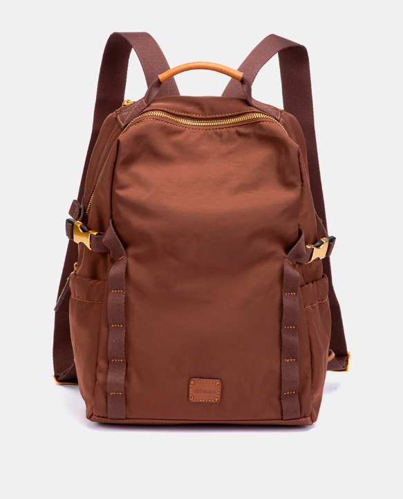 BOLSO MOCHILA MARRON ABBACINO 8132150 TRENDY VIAN - Imagen 2