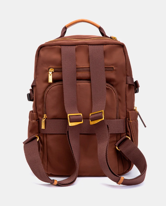 BOLSO MOCHILA MARRON ABBACINO 8132150 TRENDY VIAN - Imagen 4