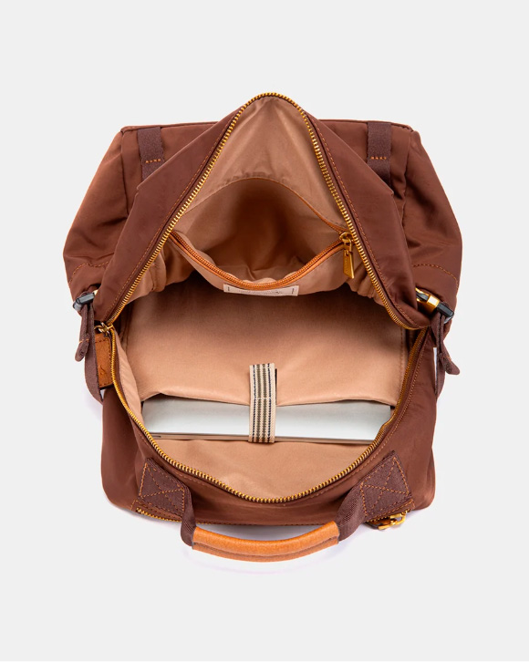 BOLSO MOCHILA MARRON ABBACINO 8132150 TRENDY VIAN - Imagen 7