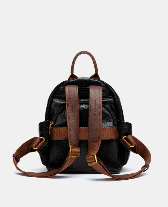 BOLSO MOCHILA NEGRO ABBACINO 8131430 TRENDY NYRA - Imagen 4