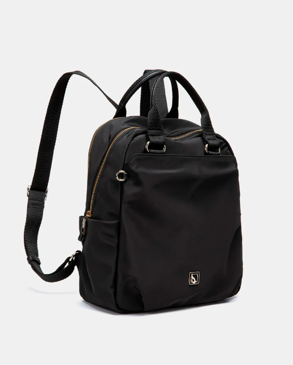BOLSO MOCHILA NEGRO ABBACINO 8131830 TRENDY EIRA - Imagen 3