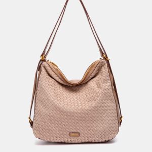 BOLSO MULTIFUNCIONAL TRENZADO BEIGE ABBACINO 8127641 TRENDY OREL