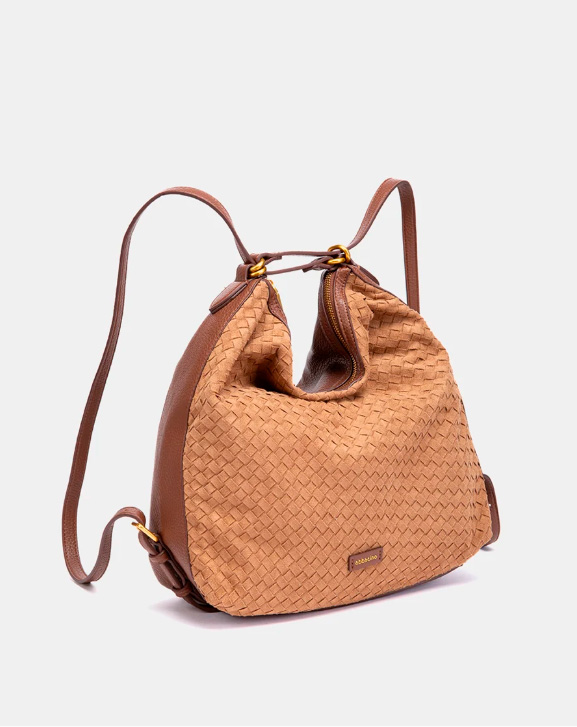 BOLSO MULTIFUNCIONAL TRENZADO COGNAC ABBACINO 8127653 TRENDY OREL - Imagen 5