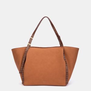 BOLSO SHOPPER COGNAC ABBACINO 8130753 TRENDY MIZAR