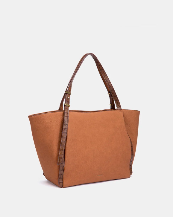 BOLSO SHOPPER COGNAC ABBACINO 8130753 TRENDY MIZAR - Imagen 3