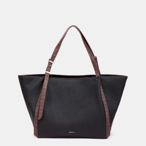 BOLSO SHOPPER NEGRO ABBACINO 8130730 TRENDY MIZAR