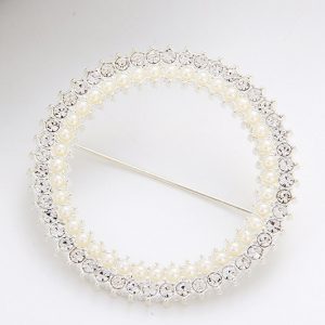 Broche Círculo Plata