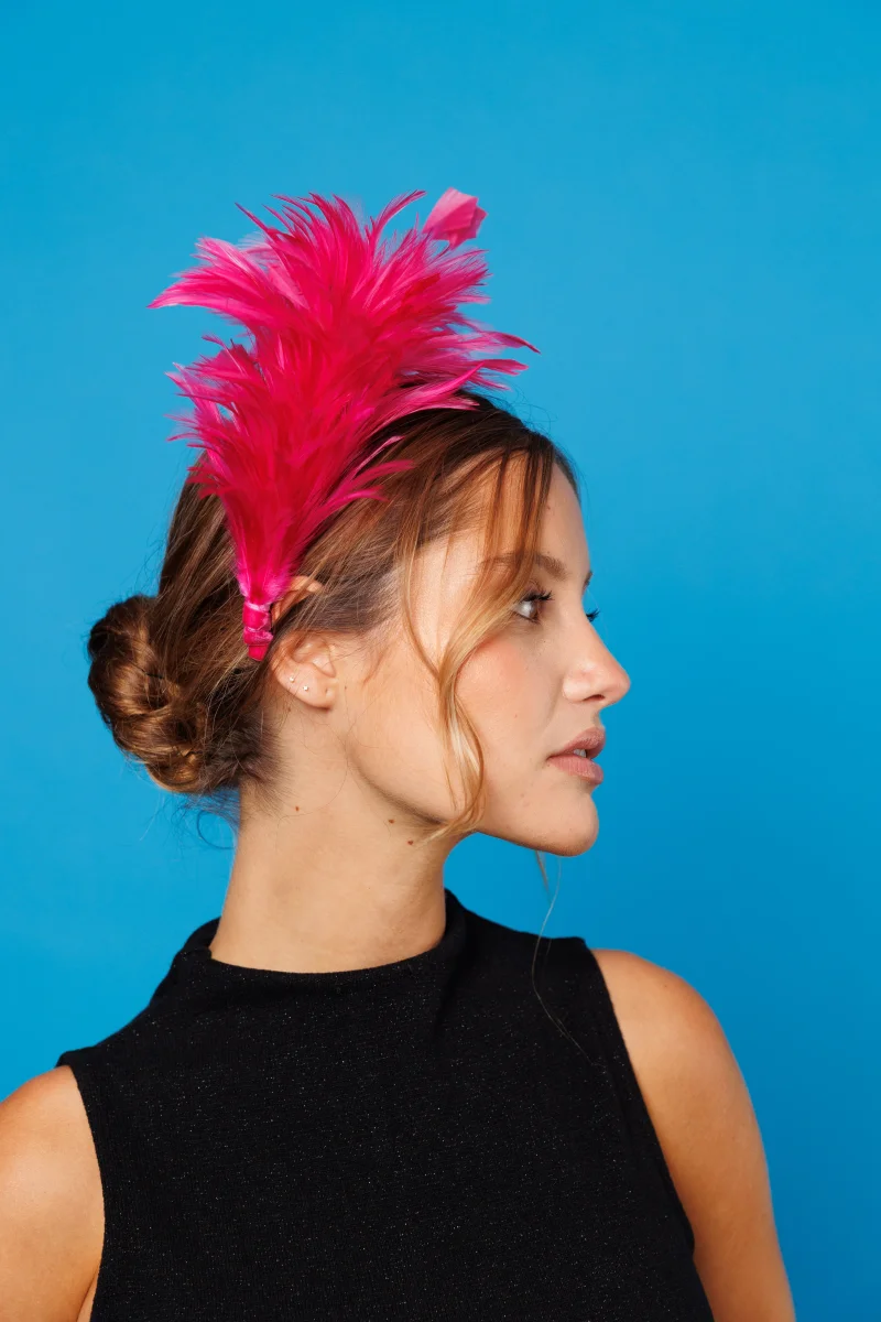 Diadema Señora fucsia - Imagen 3