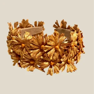Diadema Margarita mostaza