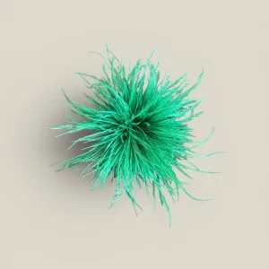 Tocado Pompón verde