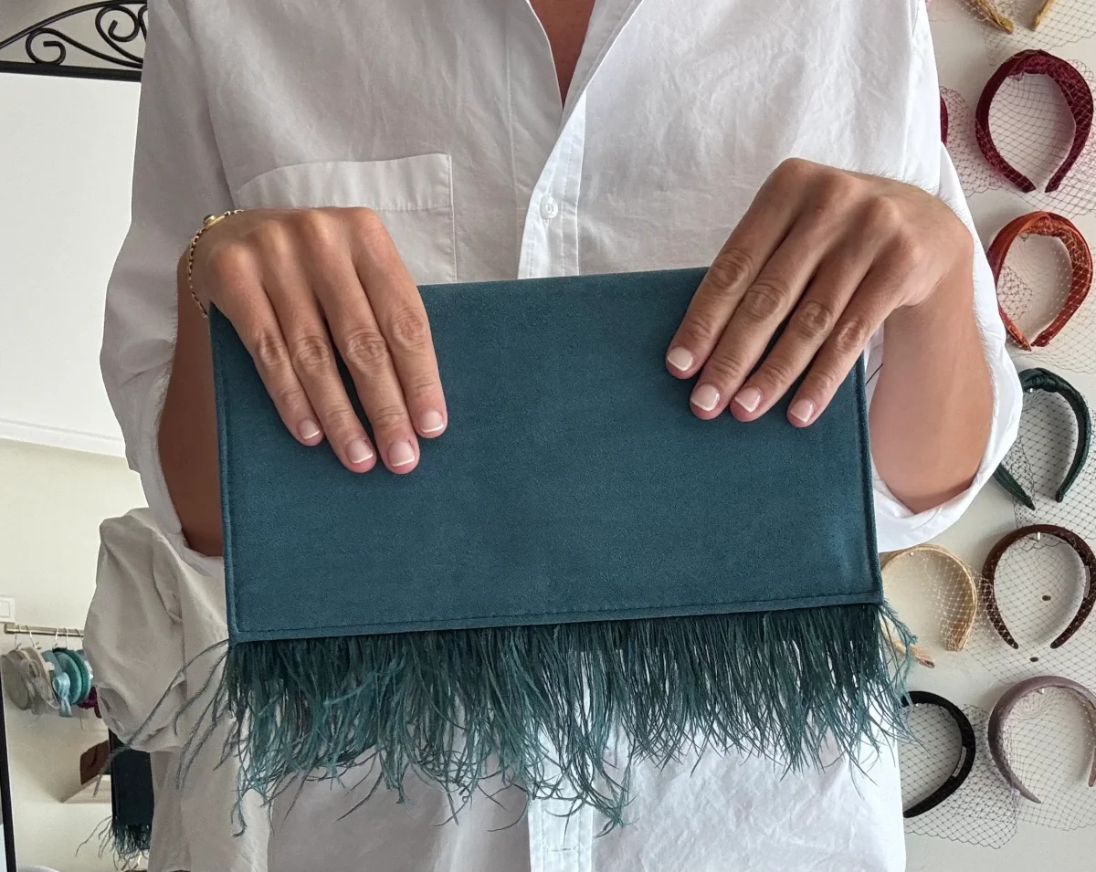 Bolso Fleco verde botella - Imagen 3