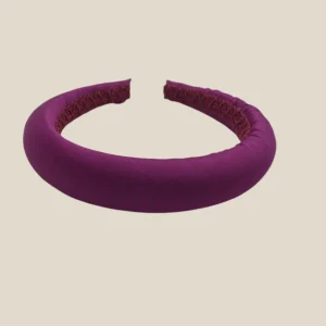 Diadema Río satén fucsia