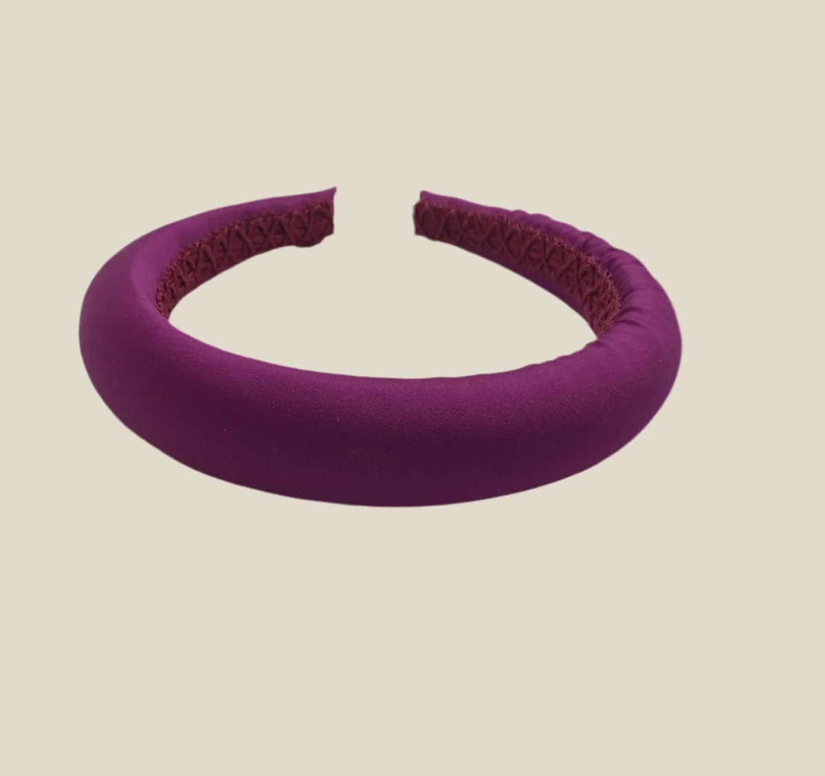 Diadema Río satén fucsia - Imagen 2