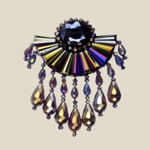 Broche Abanico colorines