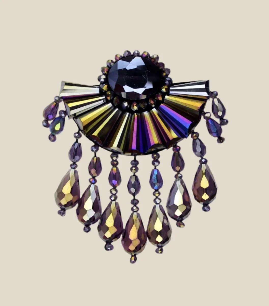 Broche Abanico colorines - Imagen 2
