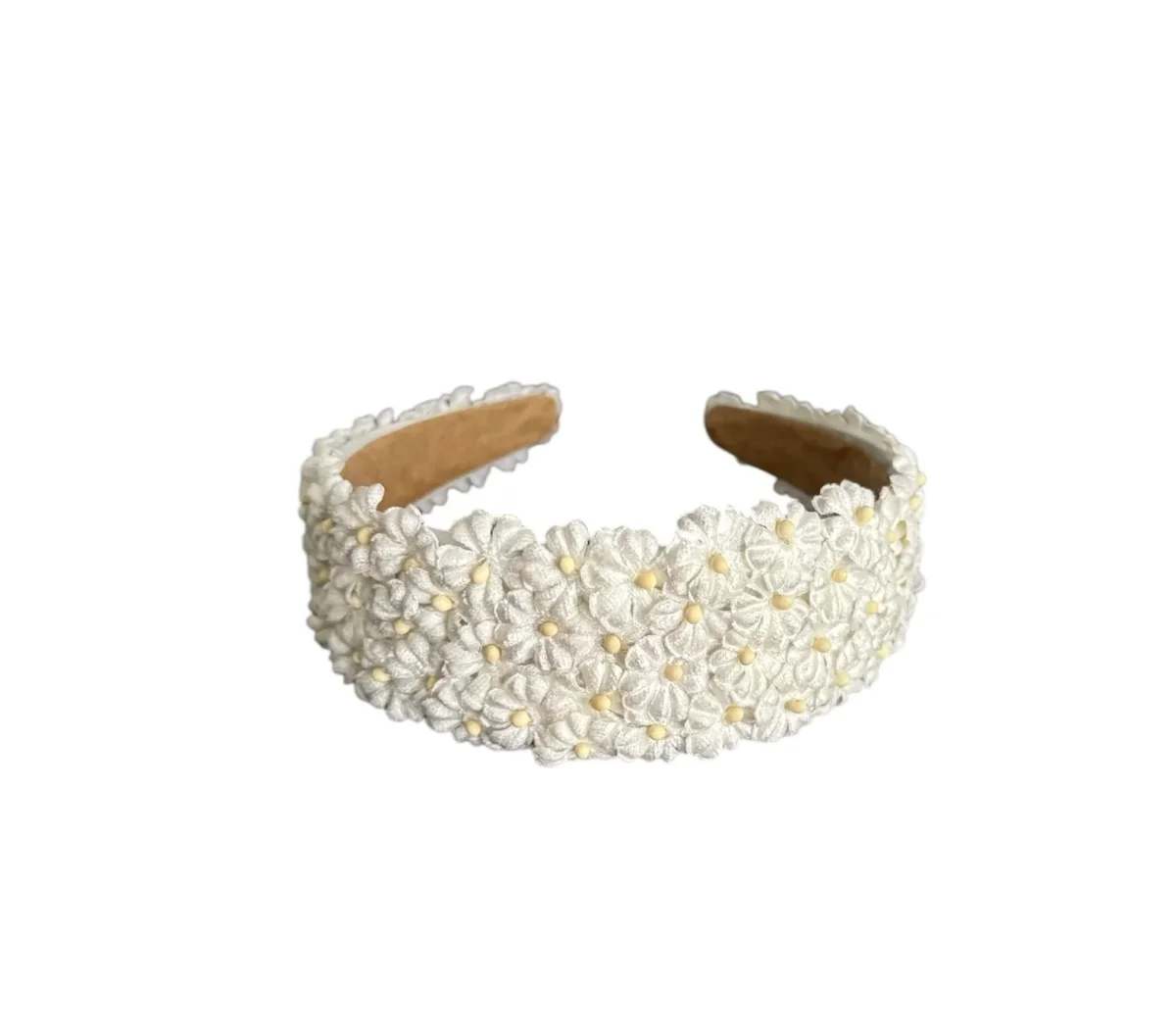 Diadema Zinia blanca - Imagen 3