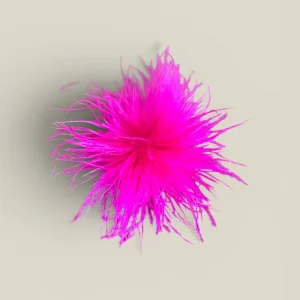Tocado Pompón fucsia