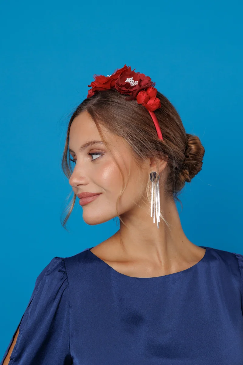 Diadema Alina roja - Imagen 4