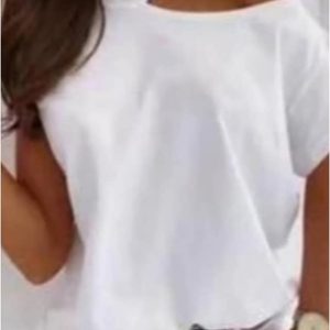 Camiseta mujer sin hombro