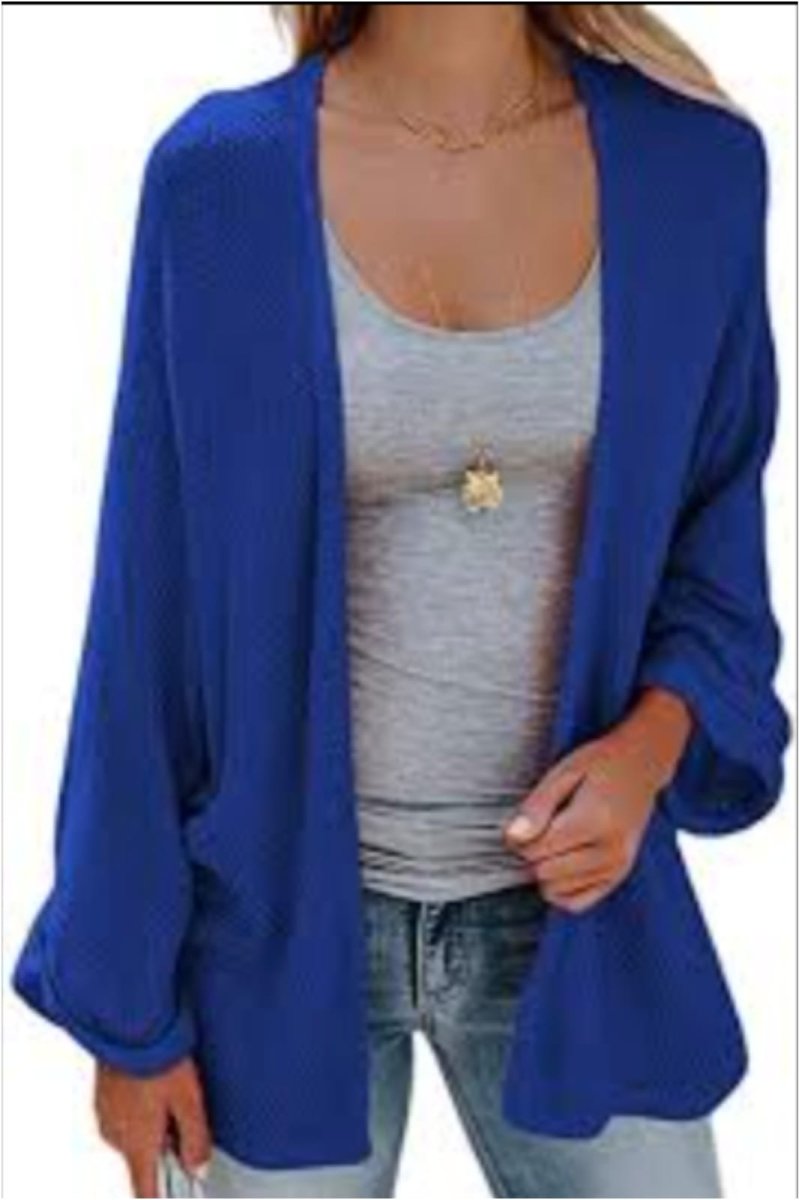 Chaqueta punto calado mujer - Imagen 8