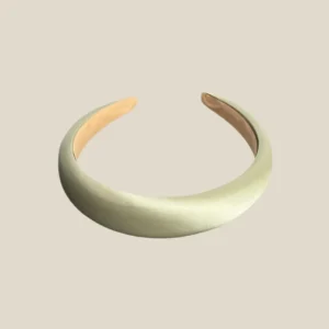 Diadema Río satén verde