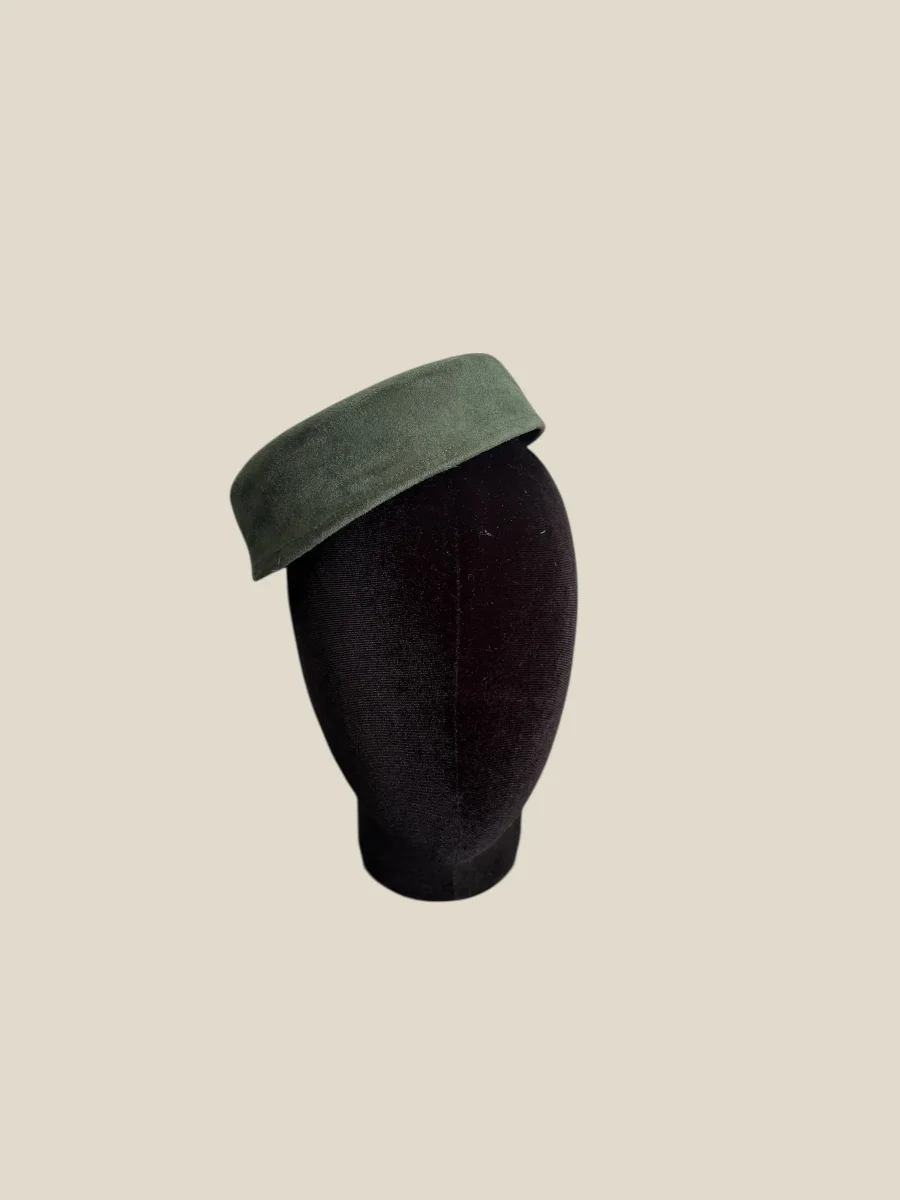 Tocado Casquete Bernadette verde - Imagen 5