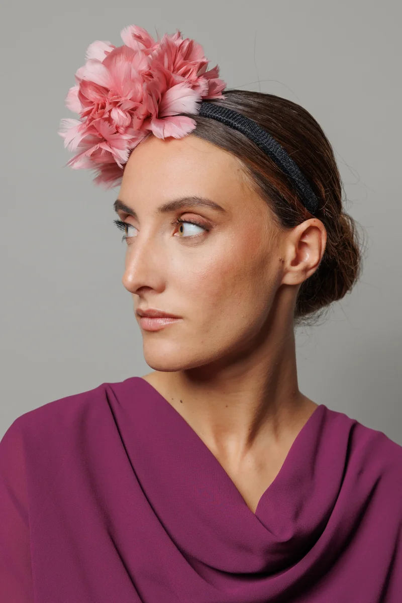 Diadema Arabel rosa - Imagen 4