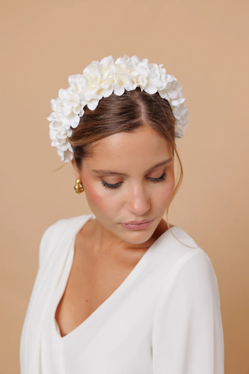 Diadema Musgo blanco - Imagen 3