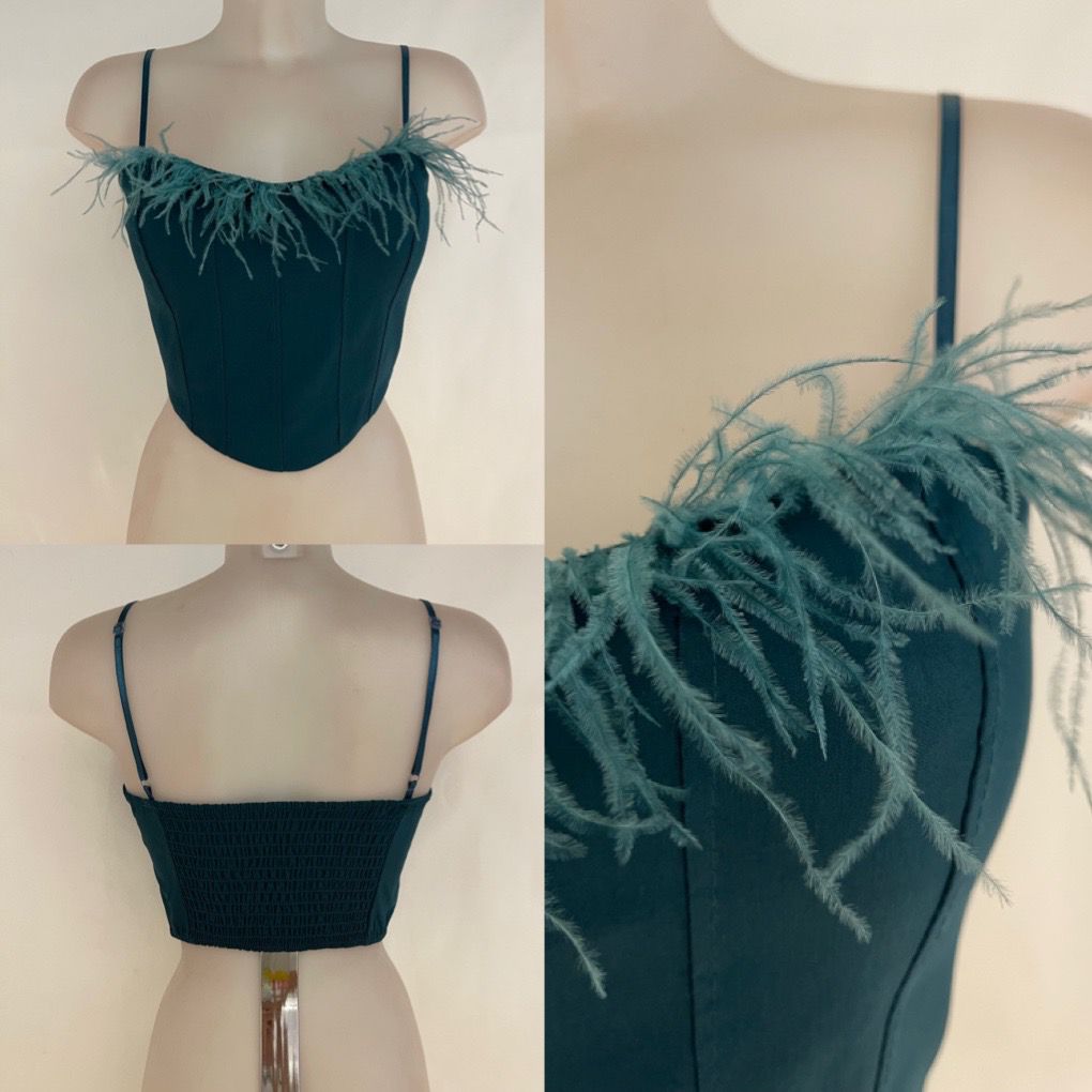 Top Corsé Plumas - Imagen 7