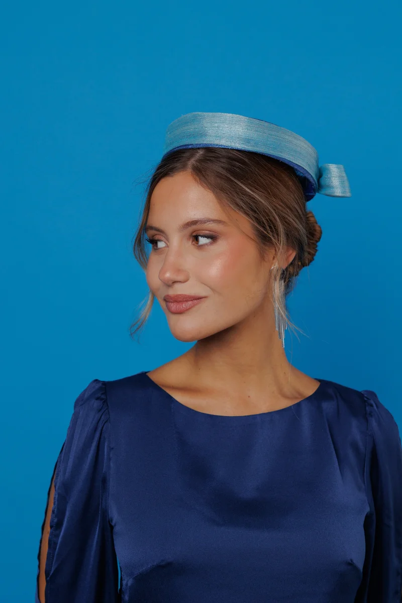Tocado Romola azul - Imagen 3