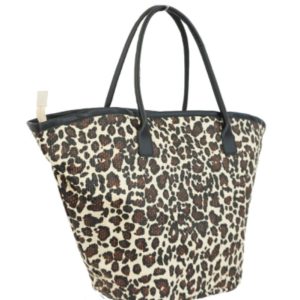 Bolso rafia estampado Animal Print