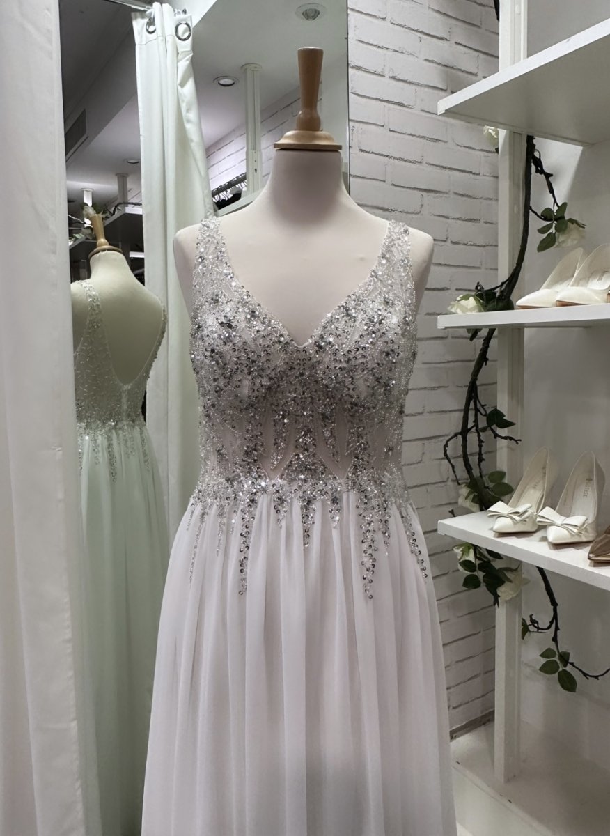 Vestido Novia Princesa transparencias - Imagen 4