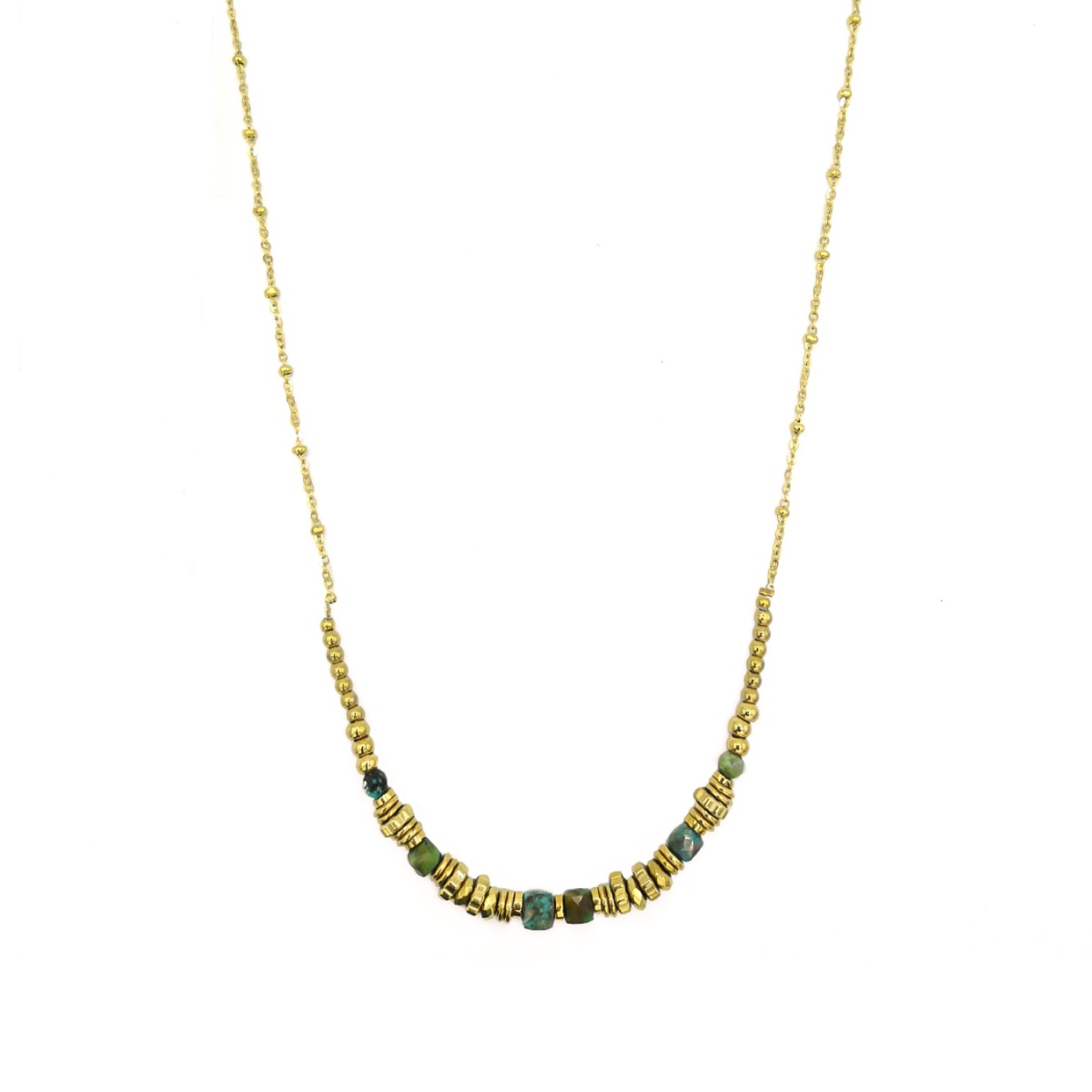 Collar de Acero IDARA Turquesas - Imagen 2