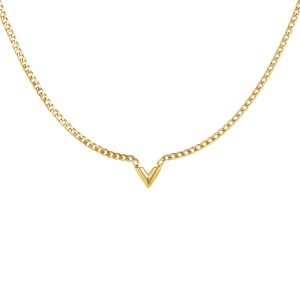 Collar LOU Acero Dorado