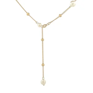 Collar ELISA Acero Dorado