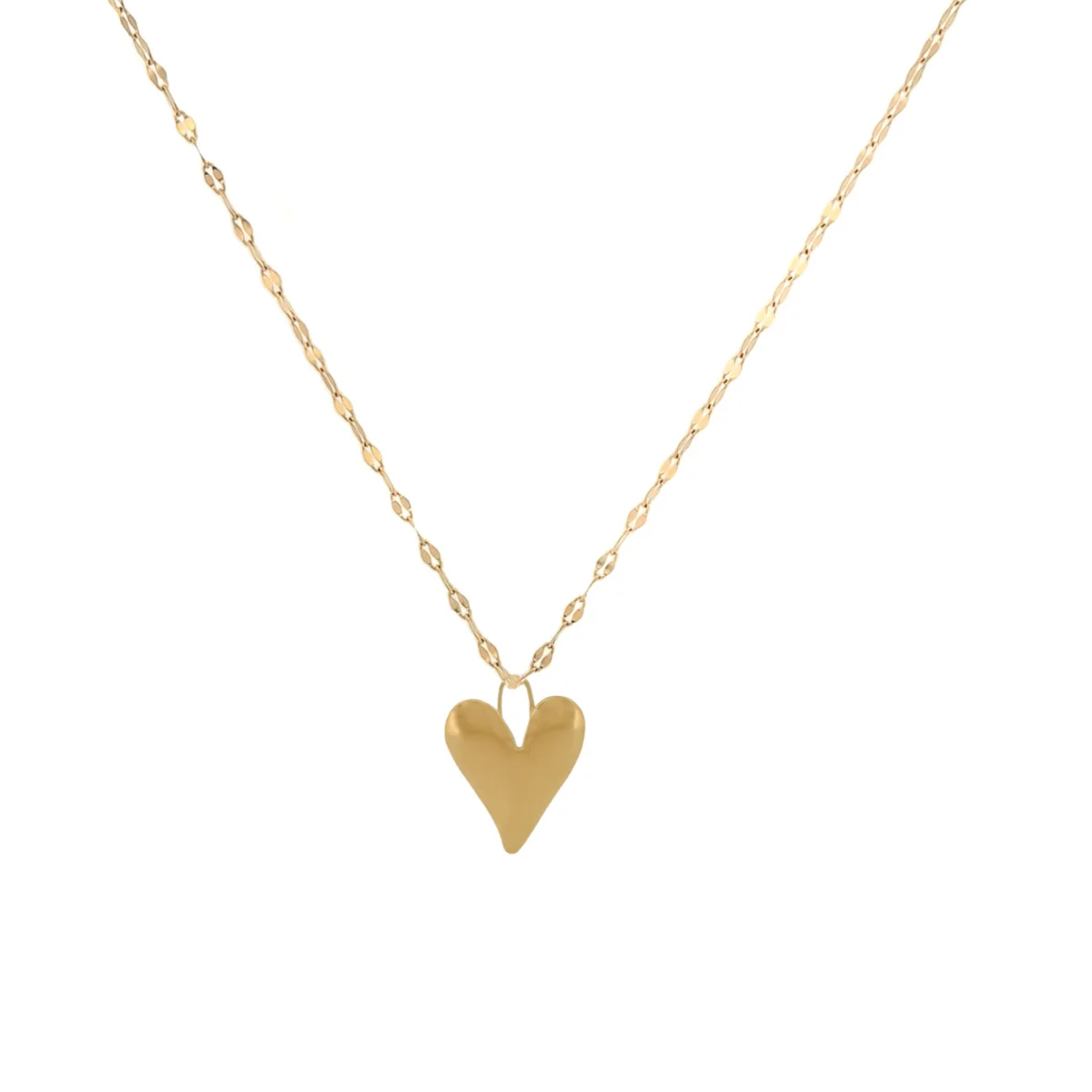 Collar FAYE Acero Dorado - Imagen 2