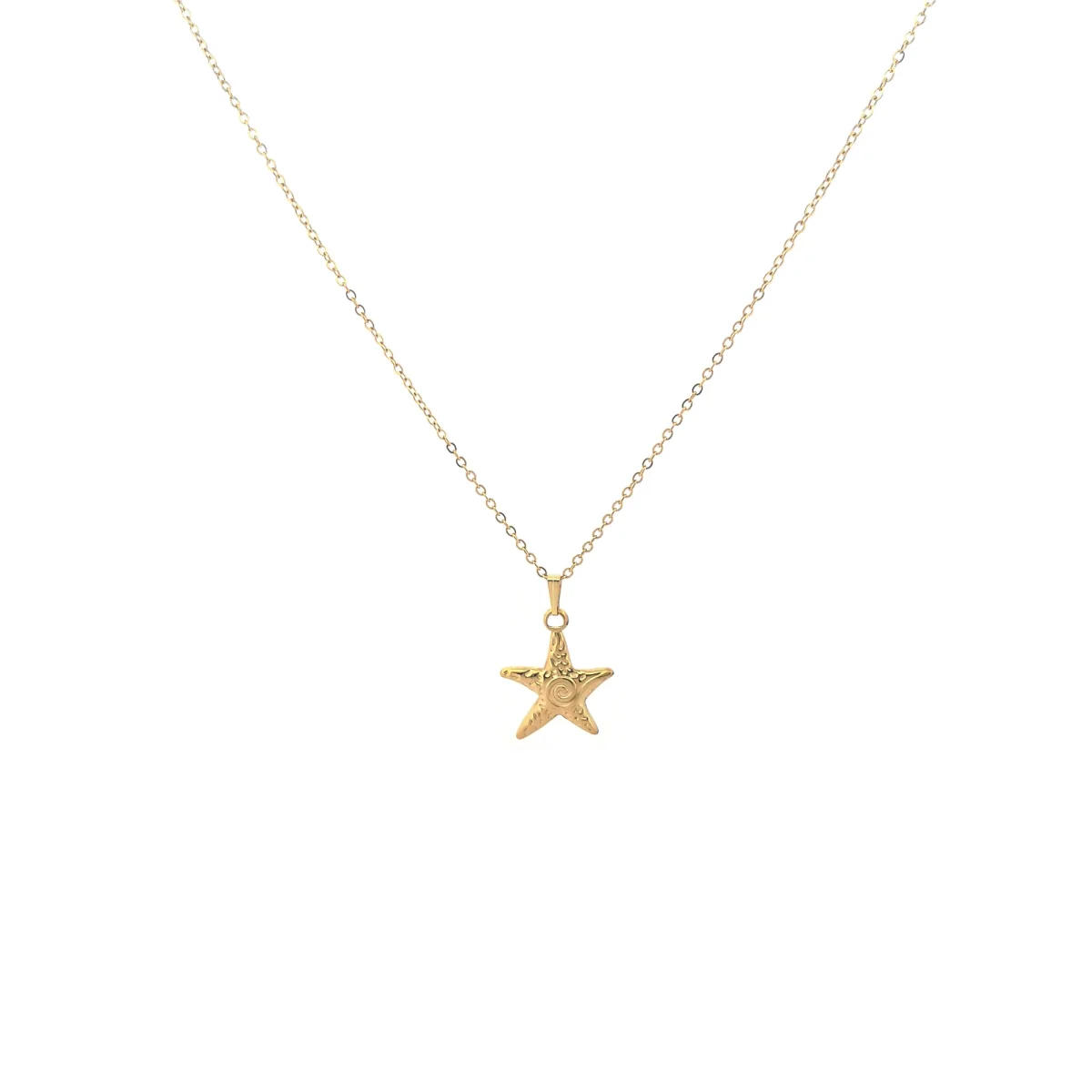 Collar HELEN Acero Dorado