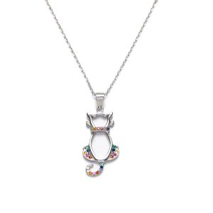Collar KITTY Plata