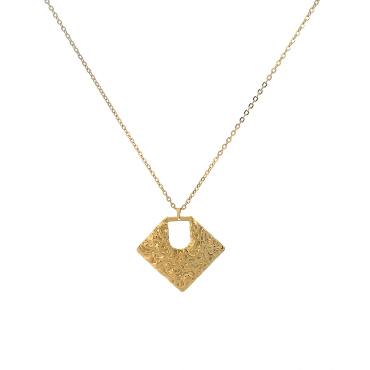 Collar OLGA Acero Dorado