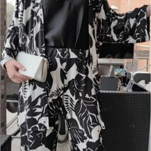Conjunto estampado talla grande