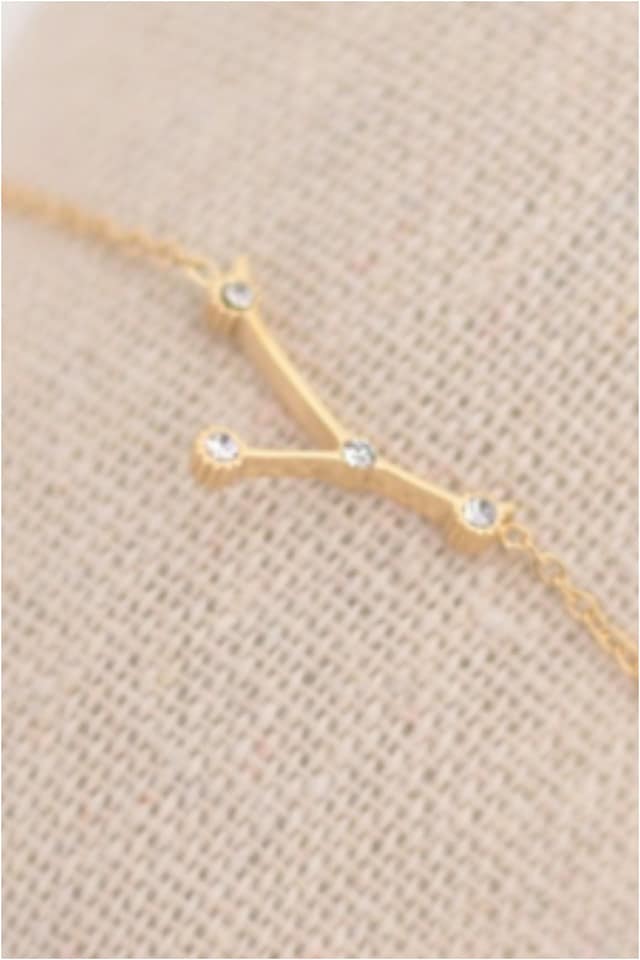 PULSERA MUJER ACERO DORADO HOROSCOPO CÁNCER - Imagen 2