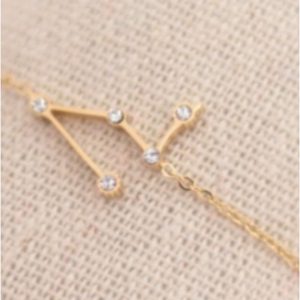 PULSERA MUJER ACERO DORADO HOROSCOPO CAPRICORNIO