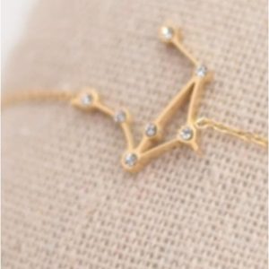 PULSERA MUJER ACERO DORADO HOROSCOPO LIBRA